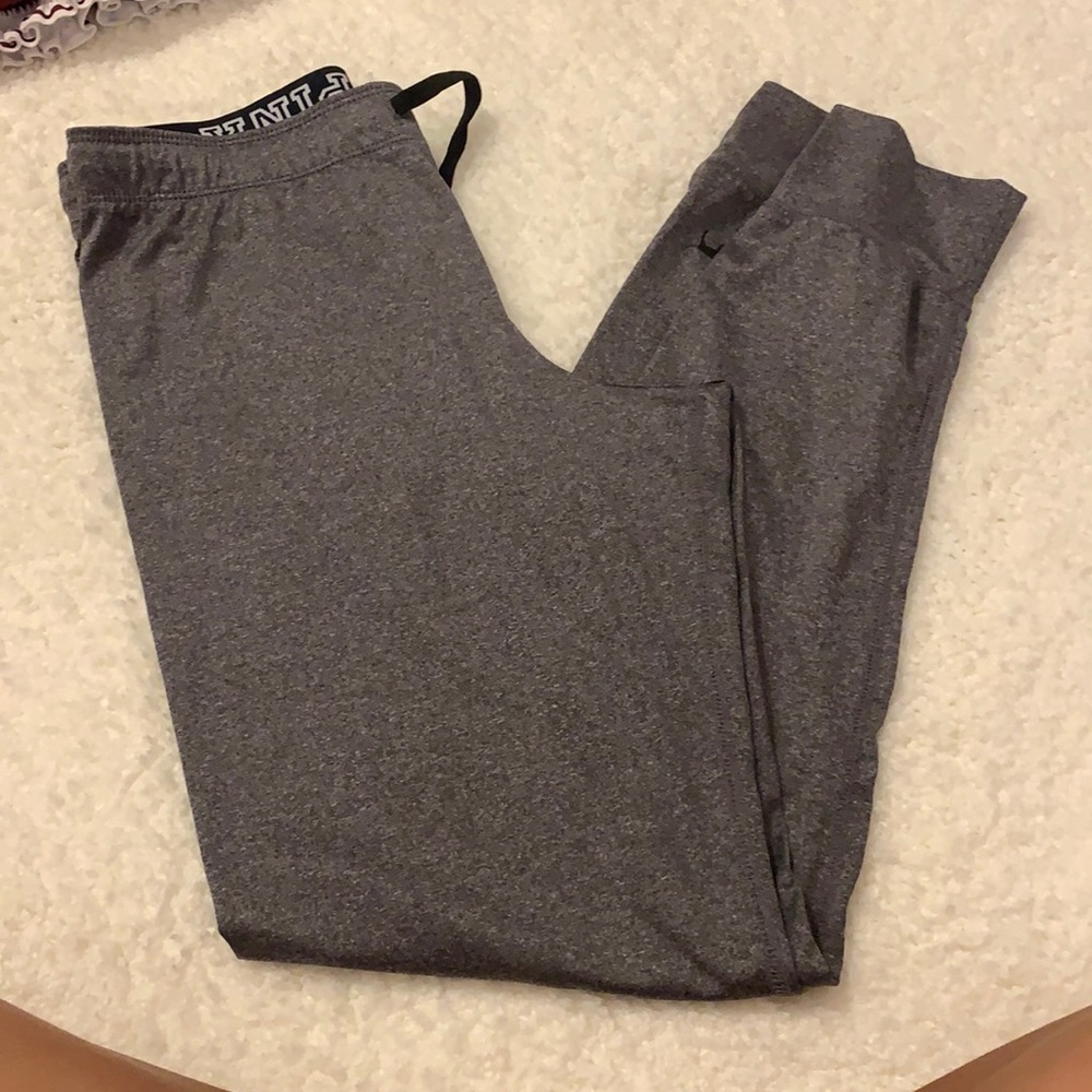 Grey PINK joggers, size small